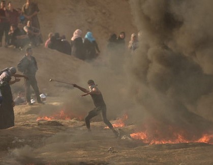 Anti-Israel Riots at Gaza Border