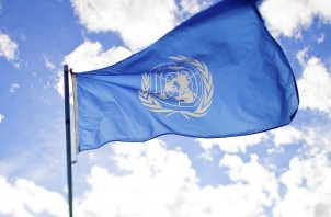 United Nations flag